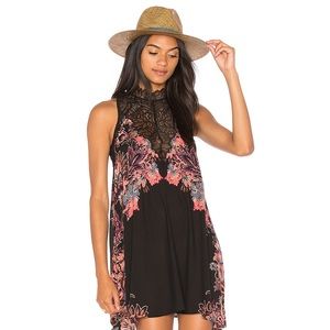 Free People Marsha Printed Slip Dress - Size XS